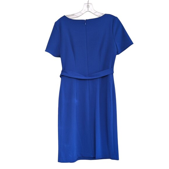 Tahari ASL Cobalt Blue Sheath Dress – Size 4 – NWT - Picture 3 of 5